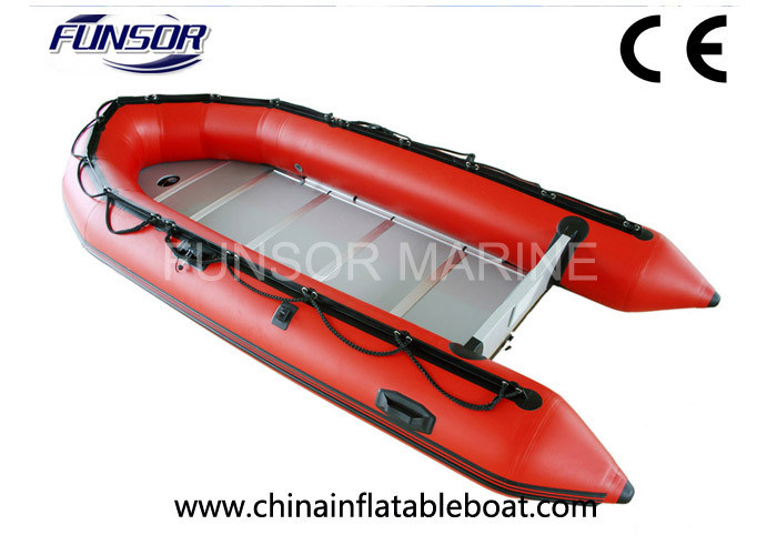 Aluminum Floor Inflatable Dinghy Boat Light Weight For Yachts Or Sailboats