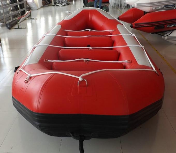 Red Sport Whitewater Inflatable Drift Boat 5 Person Inflatable Boats