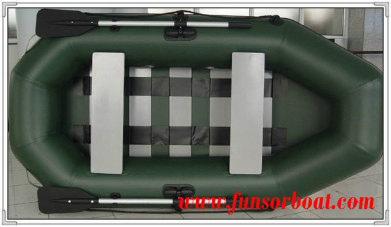 China Military 2.65m Sea / River Inflatable Fishing Dinghy With Slatted Floor supplier