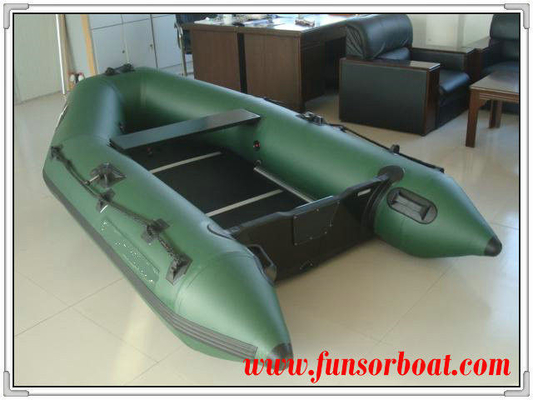 China Sport PVC Boat with Plywood Floor, Army green color (Length:2.3m) supplier