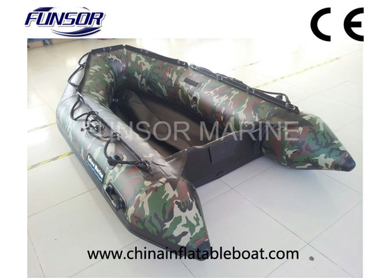 China Camouflage Marine Rescue Foldable Inflatable Boat / Kayak For Army supplier