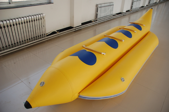 China Summer Water Sports 4 Man Inflatable Banana Boat With 3 Chamber supplier
