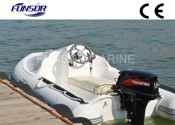 China Rigid Hull Inflatable Yacht Tenders , Three Person Motorized Inflatable Boats supplier