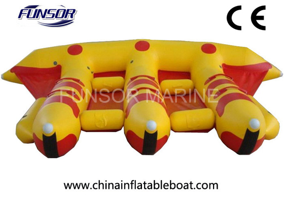 China PVC Towable Inflatable Flying Fish Boat For Water Amusement Equipment supplier