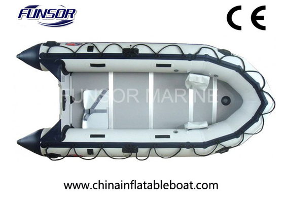 China Hand Made Small Inflatable Fishing Boats 5 Person With Plywood Floor supplier