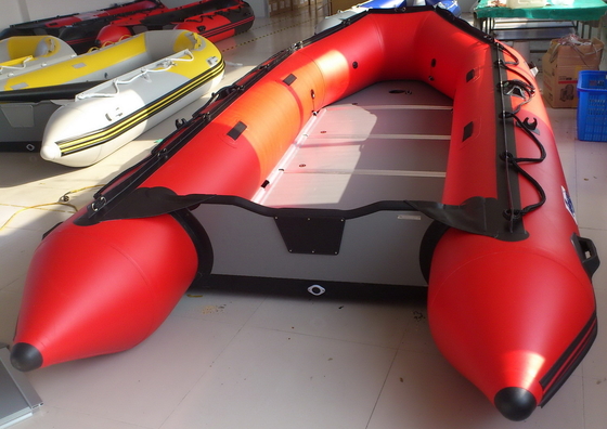 China 0.9mm PVC Inflatable Sailing Dinghy , 7 Person Inflatable Rescue Boat supplier