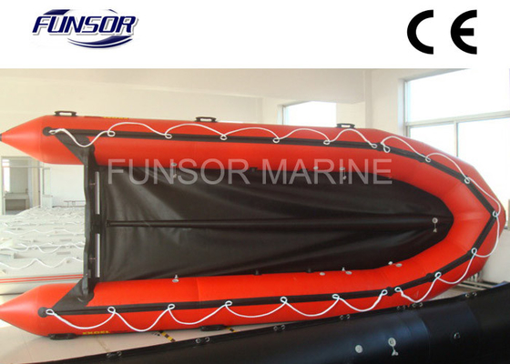 China V Type Hypalon Tube Yachts Aluminum Floor Foldable Inflatable Boat For 10 Passengers supplier