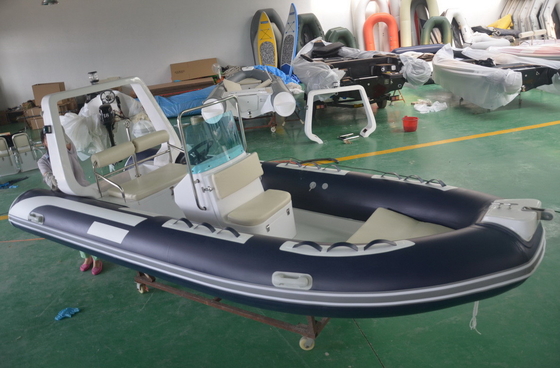China 480cm GRP Rubber Inflatable RIB Boats , Adults / Kids Inflatable Boat supplier