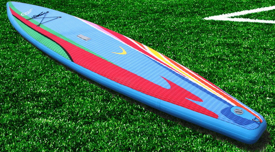 China Customized Funny Inflatable Standup Paddleboard , 3.8m Soft Top Surfboard supplier