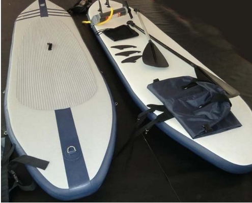 China White One Person Inflatable Surfboard Wavestorm Paddle Board 3.3 x 0.72m supplier
