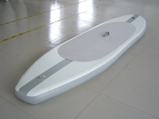 China Professional Non - Skid EVA Inflatable Standup Paddleboard Light Grey For Adult supplier