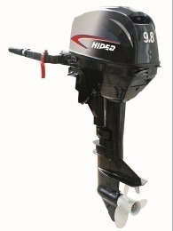 China Light Weight 2 Cylinder HIDEA 9.8hp Marine Outboard Engines With Tiller Control supplier