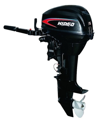 China Hidea 15hp 2 Stroke Gasoline Marine Outboard Engines / Inflatable Boat Motor supplier
