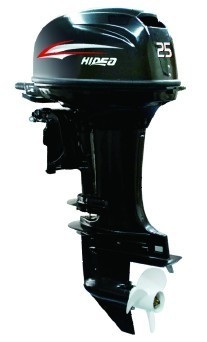 China Water Cooling 2 Stroke 25hp Marine Outboard Engines 4500-5500rpm supplier