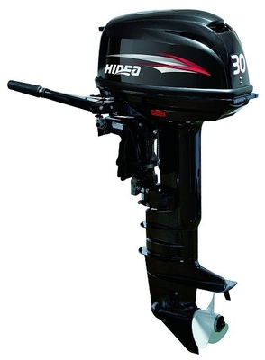 China Low Noise Small 2 Stroke 25hp Marine Outboard Engines With Manual &amp; Electric Starter supplier
