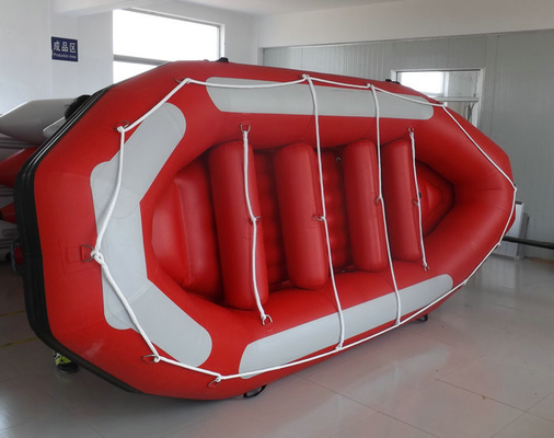 China Red Sport Whitewater Inflatable Drift Boat 5 Person Inflatable Boats supplier