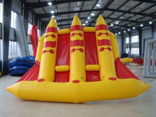 China Crazy Towable Surfing Water Sport Games Fordable Inflatable Flying Fish Boat 6 Person supplier