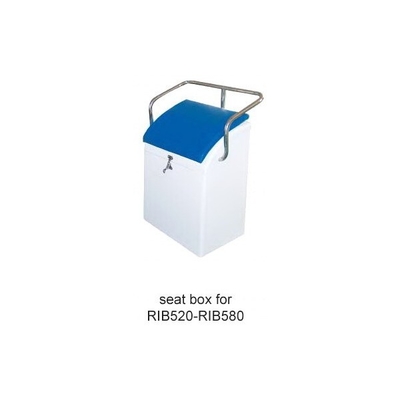 China Stainless Steel 316 / Fiberglass Seat Box White For RIB Boat supplier