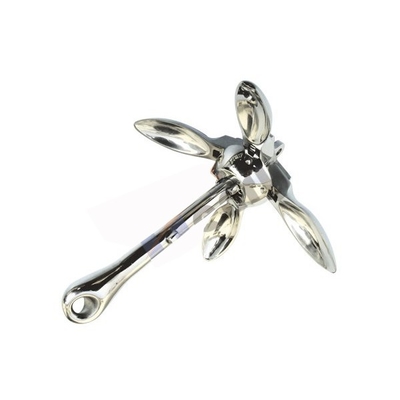 China 316 Stainless Steel Fordable Boat Anchor With 1.5kg Weight supplier