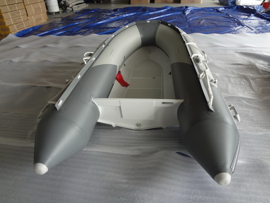 China Unique Deep V Bottom Fiberglass Hull Aluminum RIB Boat With Wood Bench Seat supplier