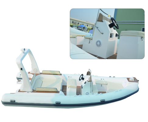 China Large Rigid Hulled Inflatable RIB Boats Tenders Inflatable Power Boats 7.0 Meter supplier