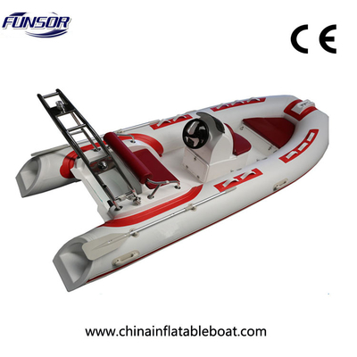 China Red Color High Speed  Rigid inflatable boat for entertainment supplier