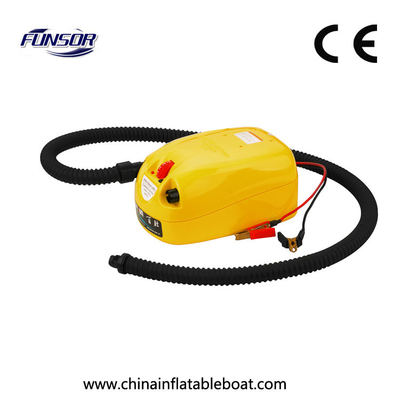 China 12V DC Liquid Crystal Inflatable Boat Accessories Marine Electric Pump For Fishing Boat supplier