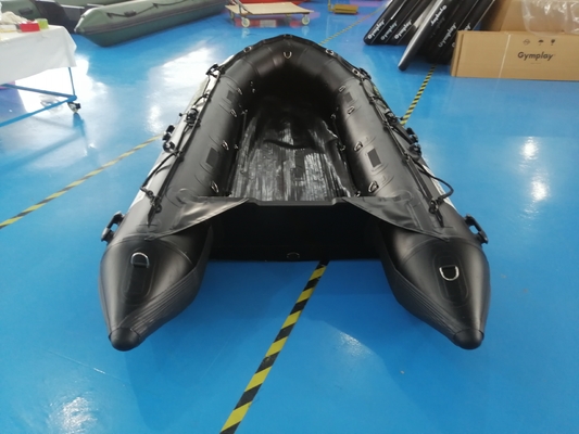China PVC Hypalon Rubber Aluminum 3.8m Military Inflatable Boat with Ce Certificate supplier