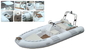 Hand Made FRP Inflatable RIB Boats , Deep - V Fiberglass Hull Inflatable Fishing Dinghy supplier