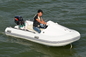 Rigid Hull Inflatable Yacht Tenders , Three Person Motorized Inflatable Boats supplier