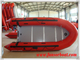 Hand Made Small Inflatable Fishing Boats 5 Person With Plywood Floor supplier