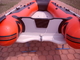 Lightweight 12 Feet Marine Inflatable Boats 5 Person With VIB Floor supplier
