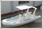 Orange / White Hunting / Fishing RHIB Inflatable RIB Boats With Motors RIB580A supplier
