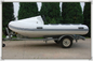 Grey 1.2mm PVC 3 Person Motorized Inflatable Yacht Tenders With Canopy / Trailer supplier