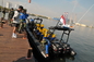 Open Work 9m Fiberglass Hard Bottom Inflatable Boats With Double SUZUKI RIB900 supplier