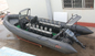 8 Person Black Long Military Inflatable Boat ,  Inflatable Speed Boat For Rescue supplier