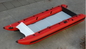 Red Hand Crafted High Speed Inflatable Boats Racing Catamaran Boat With 450cm Length supplier