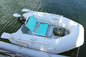 230cm Foldable Inflatable Boat Airmat Floor Light Grey Color Short Shaft supplier
