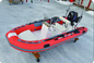 1.2mm South Korea PVC FRP Rescue Inflatable RIB Boats For Fishing Swimming 3 Chamber supplier