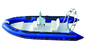Open Cruising Rib Inflatable Boats Inflatable Pontoon Boats Deep V - hull 4.8 Meter supplier