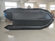 Black Long Military Inflatable Boats , 8 Person Motorized Inflatable Boat supplier
