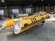 Colorful Rigid Deep V Inflatable Fishing Dinghy Boat Fiberglass Hull 1,2mm PVC with 4.8 Length supplier