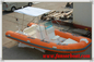Comfortable White color Towable Inflatable River Boats RHIB Boat 5.8m length RIB580A supplier