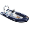 Hypalon Or PVC RIB 480B Rigid Inflatable Boat With Outboard , Rigid Inflatable Dinghy supplier